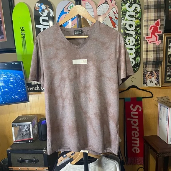 EMPORIO X Armani men’s shirt size large tie dye - Picture 3 of 6